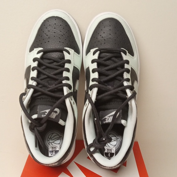 Nike Dunk Low Retro PRM/Dark Smoke Grey-White-Barely Green/6Y=7.5W /FZ1670-001 - Picture 9 of 15